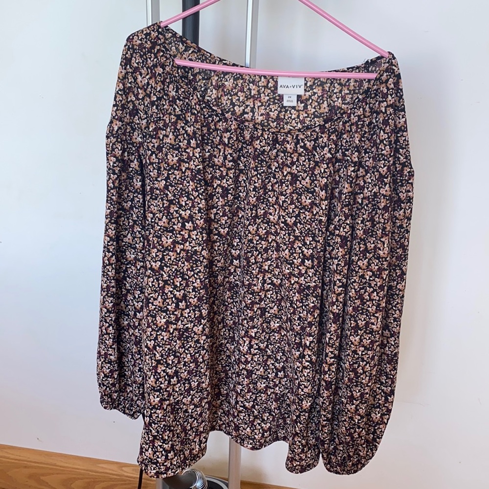 2X Boho Blouse